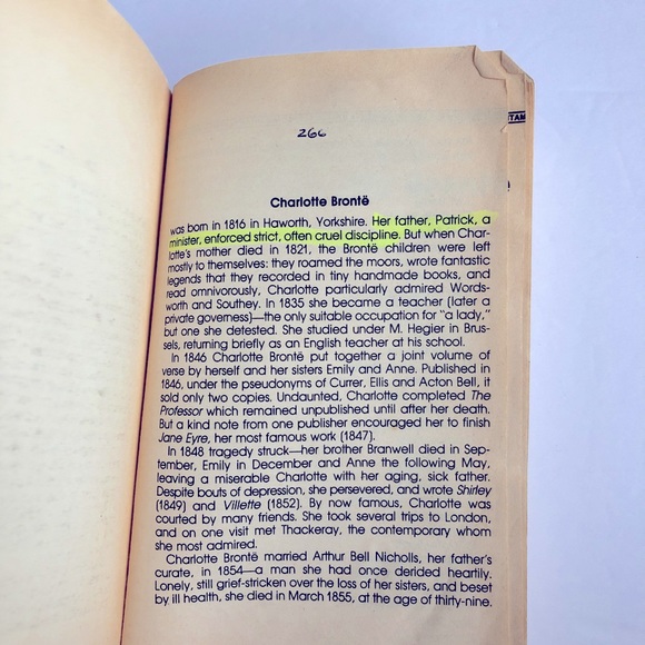 3/$10 Jane Eyre by Charlotte Brontë Vintage Book - Picture 8 of 16